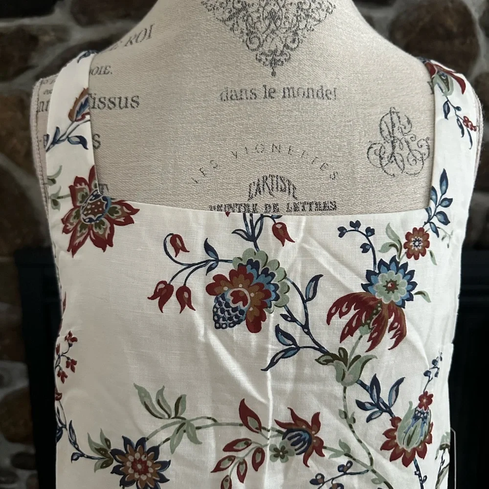 Tuckernuck x Studio McGee Chintz White and Red Dress - Size Small - Picture 6 of 11